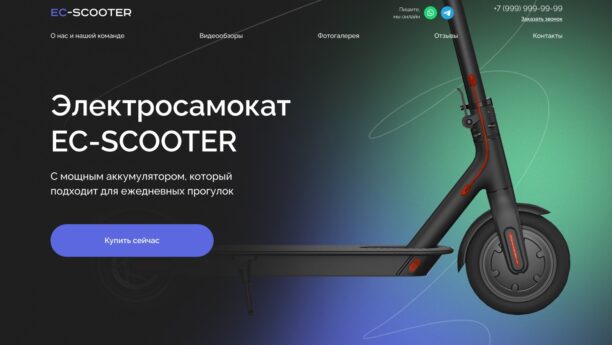 Готовый лендинг для товарного бизнеса с каталогом