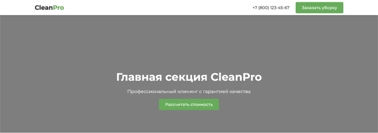 CleanPro — клининговая компания, клининг, уборка